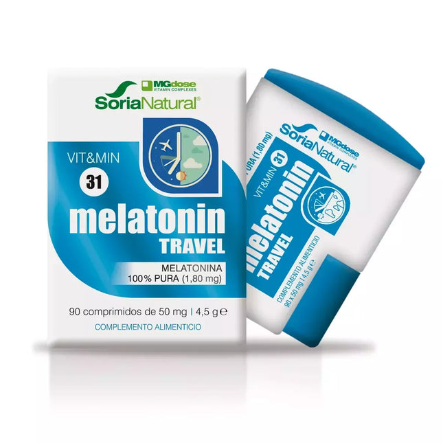 Mgdose Vit y Min 31 Melatoninas Kelioninis 90 X 50 Mg