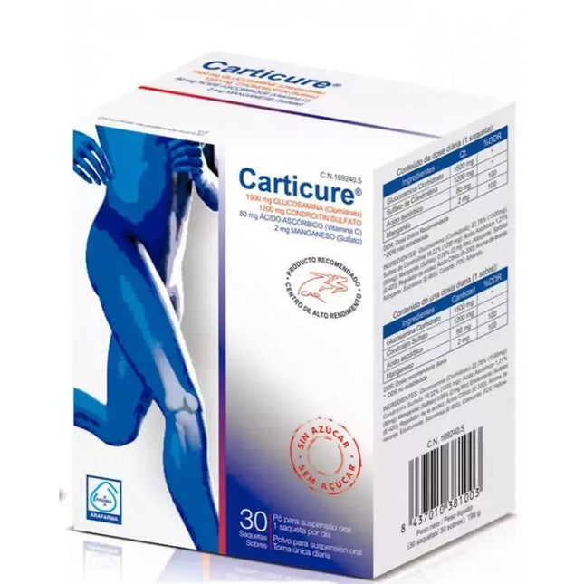 Arafarma Carticure® miltelių geriamajai suspensijai 30 paketėlių