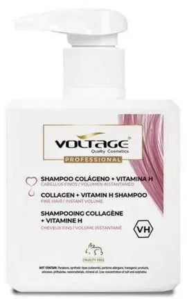 Voltage Cosmetics Kolageno Vitamino H Šampūnas 500ml