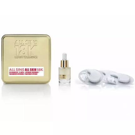 All Sins 18k Visų Odos Tipų Akių Srities Atstatymo 21 Dienos Intensyvios Priežiūros Rinkinys 2 Vnt.