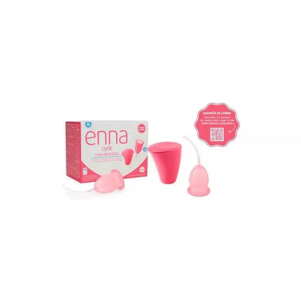 Enna Cycle Menstruacinė taurytė, Dydis M, 2 taurytės + Sterilizatorius