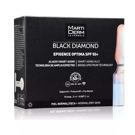 Martiderm Black Diamond Epigence Optima SPF50 10 ampulių