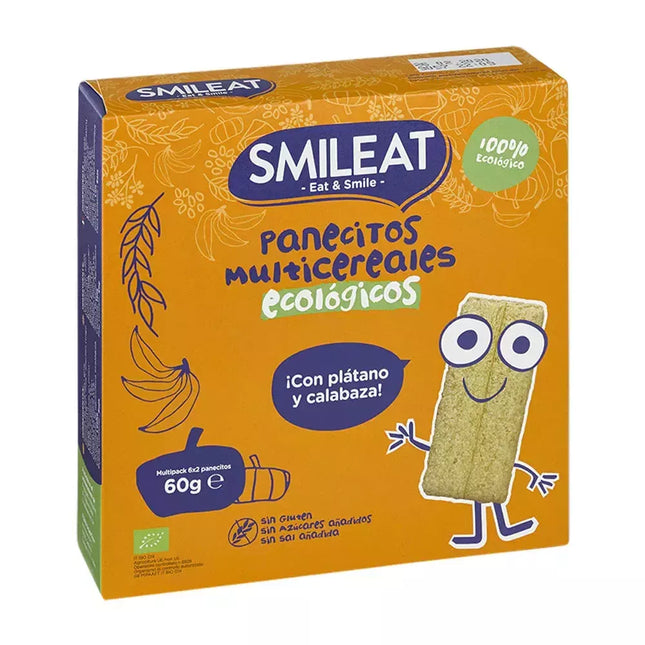 Smileat Bio dribsniai su bananais ir moliūgais 60g