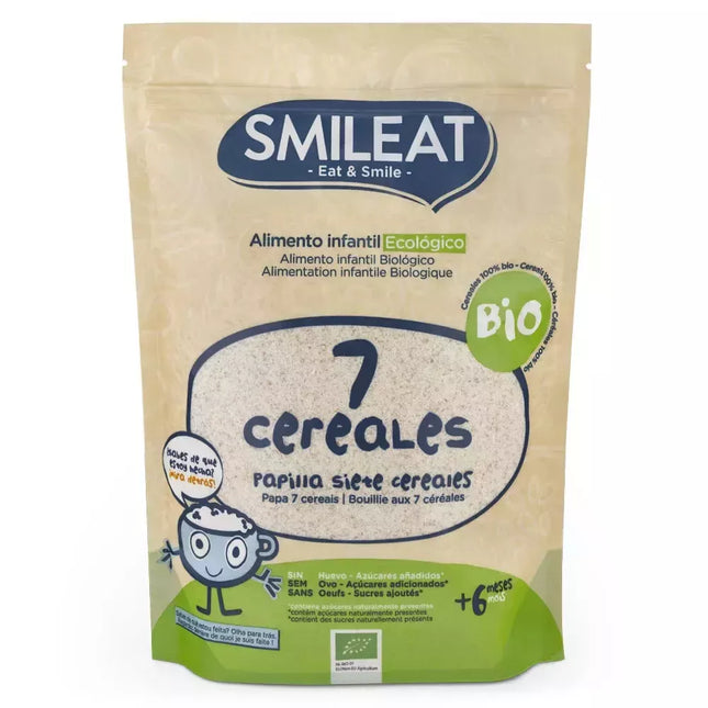 Smileat 7 grūdų ekologiška košelė 200g