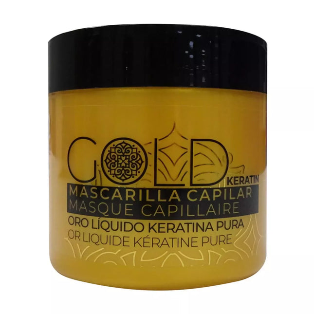 Elie Saab Lovyc Auksinė plaukų kaukė su skystu auksu ir gryna keratino, 400ml