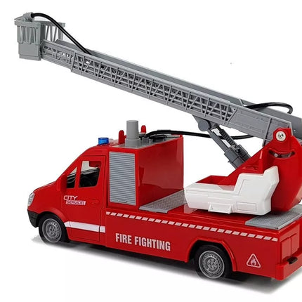 Frikcinė gaisrinė mašina 1:16 su garsu ir vandeniu