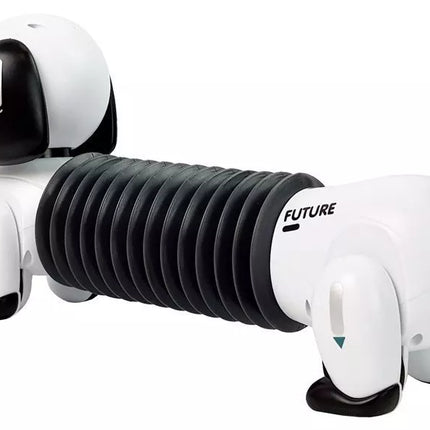 Interaktyvus robotas šuo su nuotolinio valdymo pultu, muzika ir garsu, valdomas nuotolinio valdymo kamuoliuku