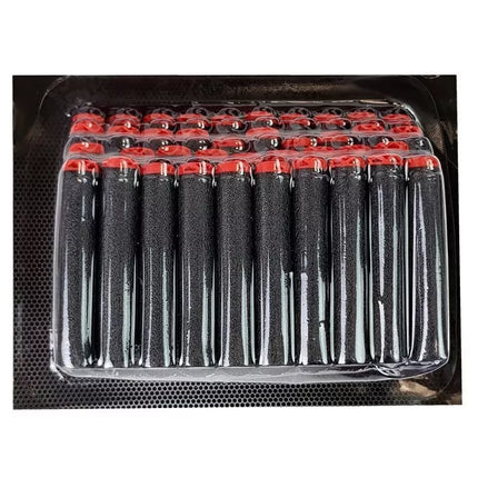 Didelis putplasčio šovinių šautuvas su besisukančia 80 šovinių dėtuve, 59 cm