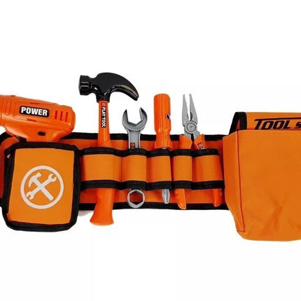 Rankinių įrankių rinkinys Diržas Gręžtuvas Atsuktuvas Replės Plaktukas