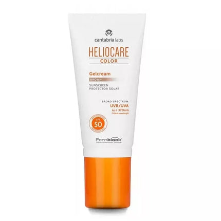 Heliocare Spalvos Gelcremas Ruda SPF50 50ml