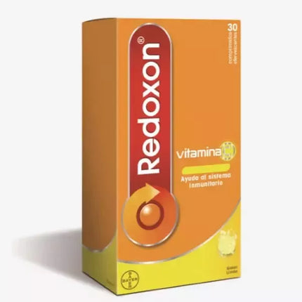 Redoxon Vitamino C 30 putojančios tabletės citrinos skonio