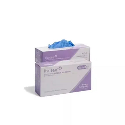 Guantex Lisutex Nitrilo S-P T-M 100 vnt.