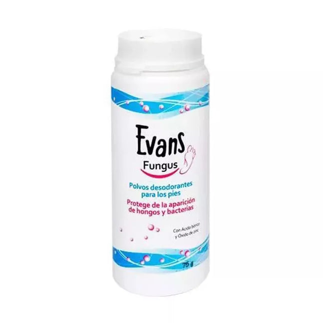EVANS priešgrybeliniai dezodoruojantys pėdų pudra 75g