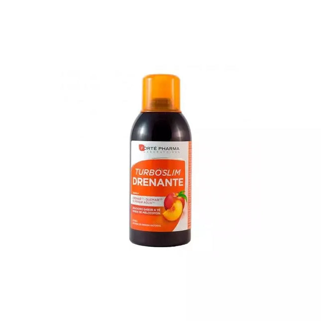 Forté Pharma Turboslim Nutravalle skysčių šalinimo maisto papildas persikų skonio 500ml