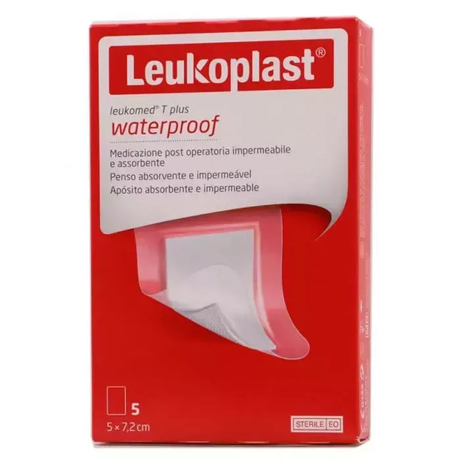 Bsn Medical Leukoplast T Plus pleistrai 5x7,2cm 5 vnt.