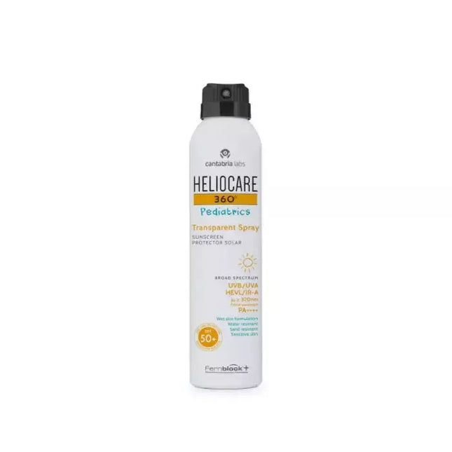 Heliocare 360 Pediatrics Skaidrus Purškiklis SPF 50 200ml