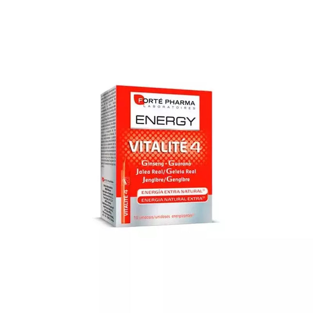 Forté Pharma Energy Vitalite 4 10ml 20 Ampulių