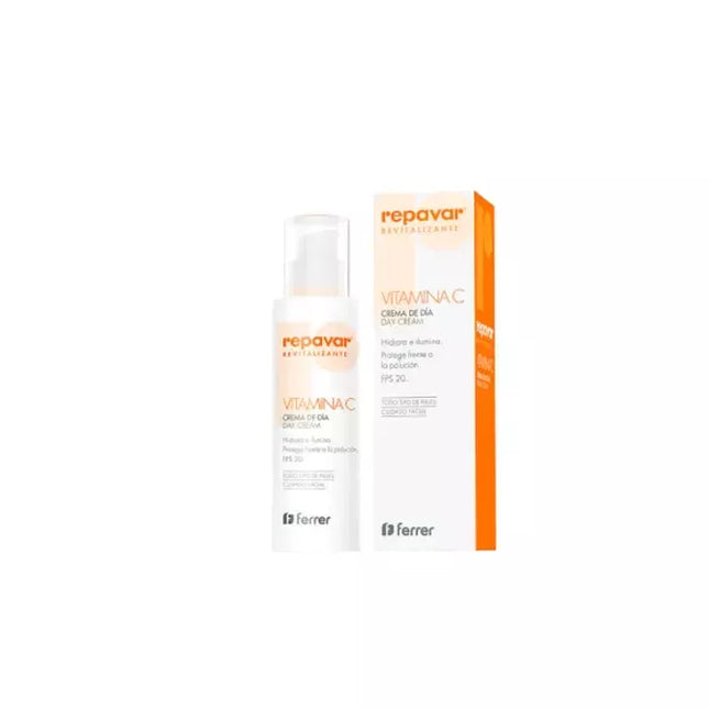 Repavar Revitalize dieninis kremas su vitaminu C ir SPF20, 50ml