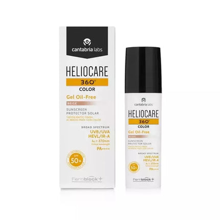 Heliocare 360º Spalvos Gelis Be Aliejaus SPF50 Beždžionės 50ml