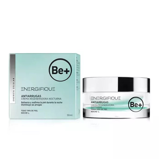 BE+ Energifique Regeneruojamasis naktinis kremas nuo raukšlių 50ml