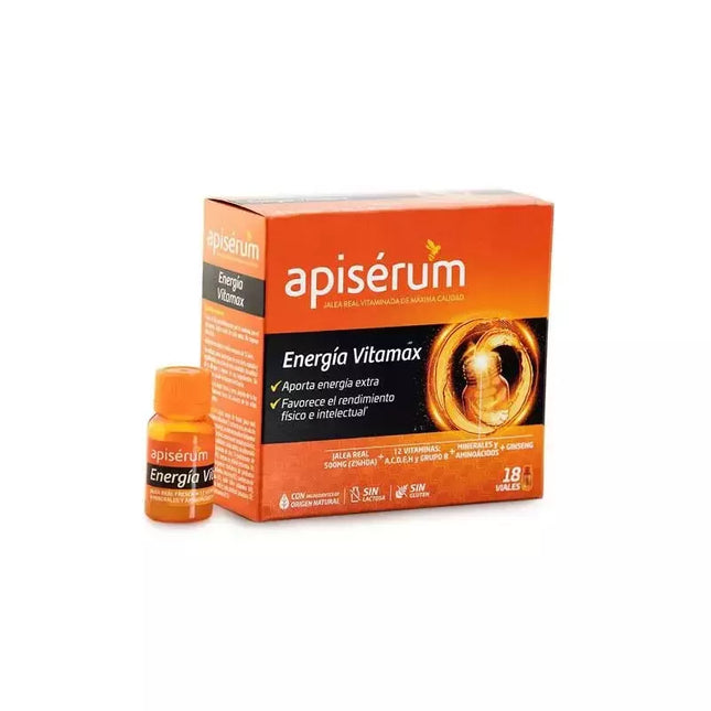 Apisérum Energia Vitamax 18 buteliukų