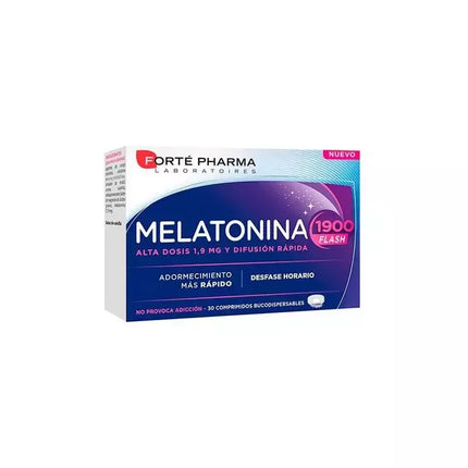 Forté Pharma Forté Melatoninas Flash 1900 Flash 30 tablečių