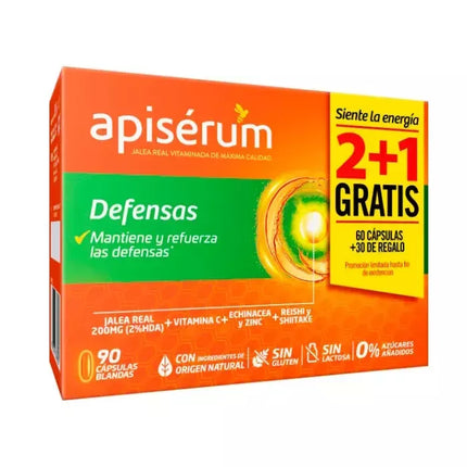 Apisérum Gyn Defenses Komplektas 3 mėn. 90 kapsulių