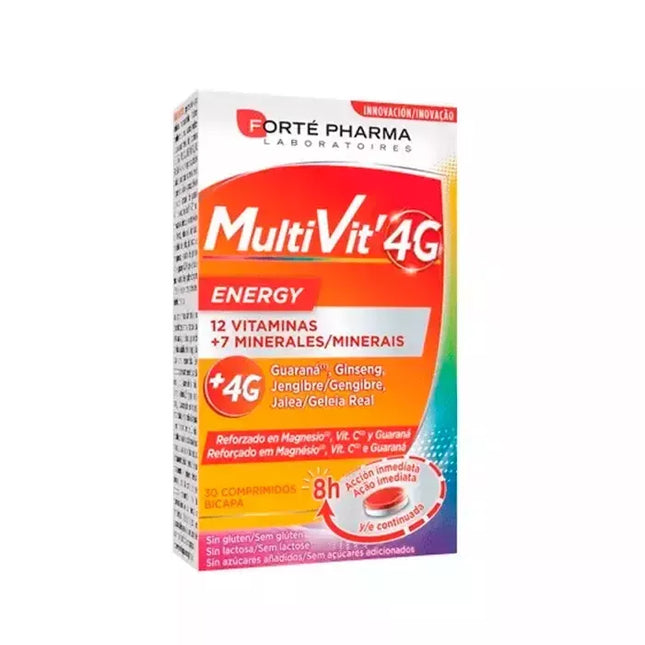 Forté Pharma Multivit 4G Energy 30 Tablečių