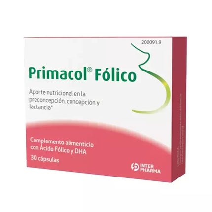 Interpharma Primacol Folic 30 Kapsulių