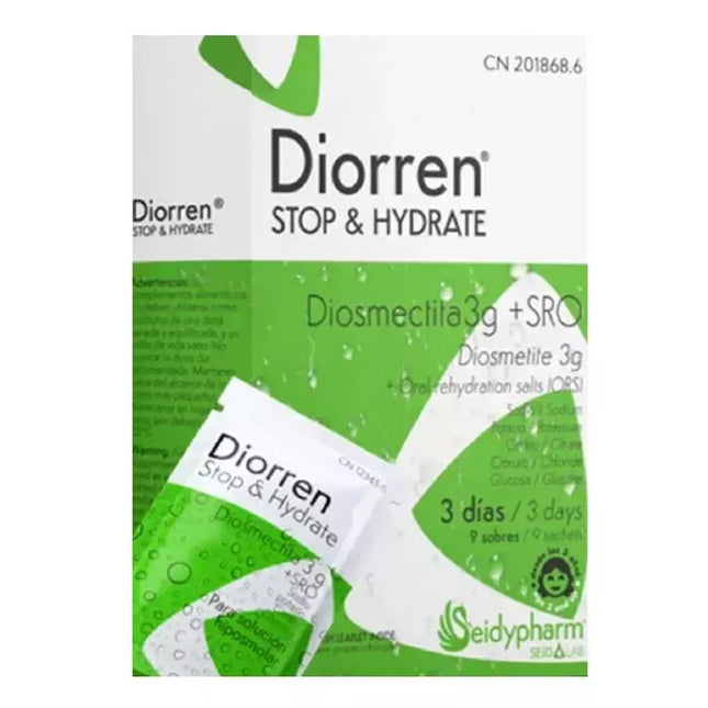 Diorren Stop & Moisturise 9 Pakeliai
