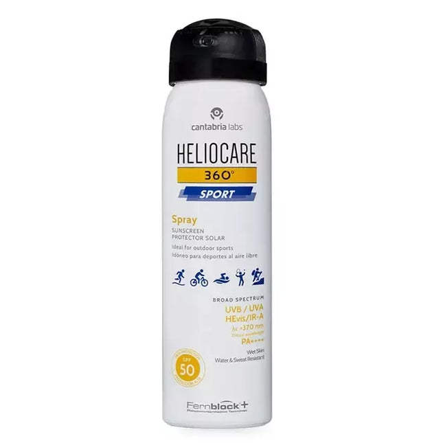 Heliocare 360º Sport Kremas nuo saulės purškiklis SPF50 100ml