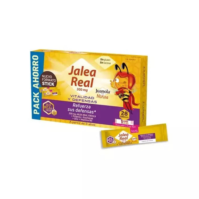 Juanola Royal Jelly Vaikams 28 Lazdelės