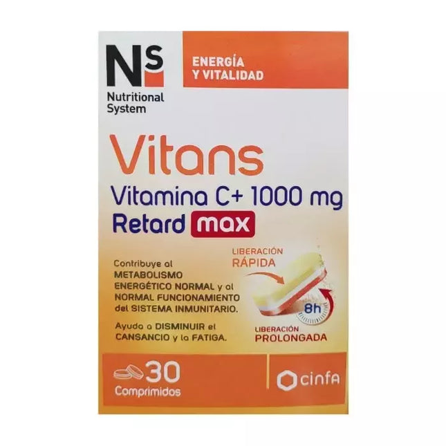 NS Vitans Vitamin C+ 1000Mg Retard Max 30 tabl.