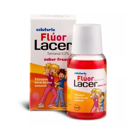 Lacer™ Fluorido 0,2 Braškių burnos skalavimo skystis 100ml