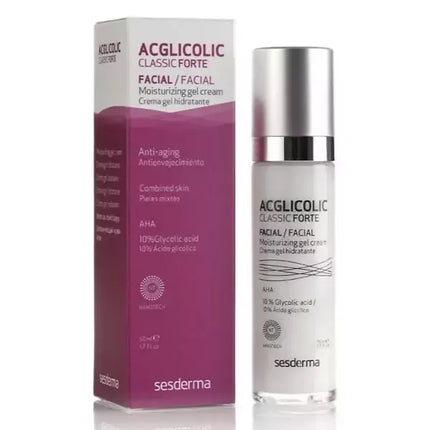 Sesderma Acglicolic Classic Forte drėkinamasis gelinis kremas 50ml