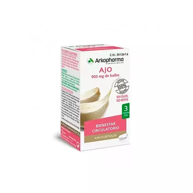 Arkopharma Arkokapsulės česnakas 48 kapsulės