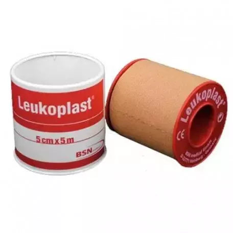 Bsn Medical Leukoplast Mėsinės spalvos pleistras 5mx5cm 1vnt.