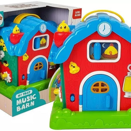 Muzikinis tvartas Ūkio gyvūnai Garsai Muzika Raudonas