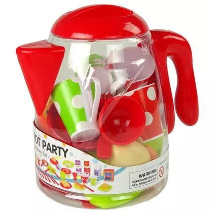 Maisto rinkinys ąsotis puodelis lėkštės 42 vnt.