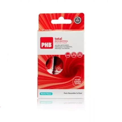 PHB Dantų pasta 15 ml (kelioninis pakelis) 3 Vnt.