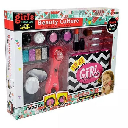 Grožio rinkinys su krepšiu, masažuokliu ir lūpdažiu