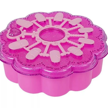 2 viename apyrankių gamybos ir nagų dažymo rinkinys: karoliukai, nagų lakai