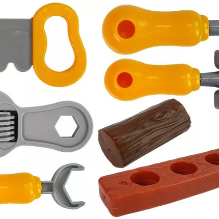 Įrankių rinkinio kuprinė Workshop oranžinė ir pilka