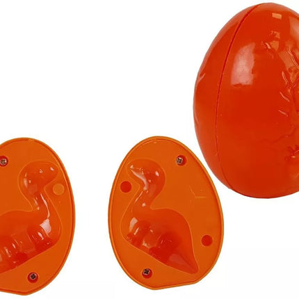 Žaidimų staliukas su plastilinu „Daisy“, dinozaurų kiaušinių formelės, ugnikalnis su švytinčia lava, 4 spalvos