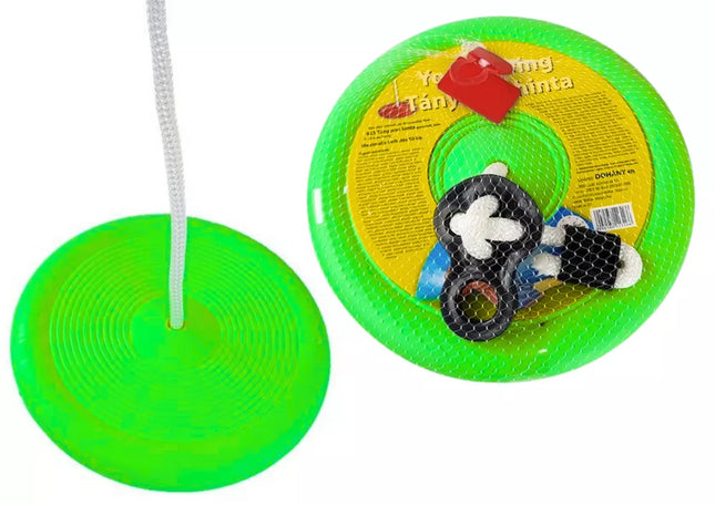 Vaikiška sūpynė-lėkštė 423 Žalia