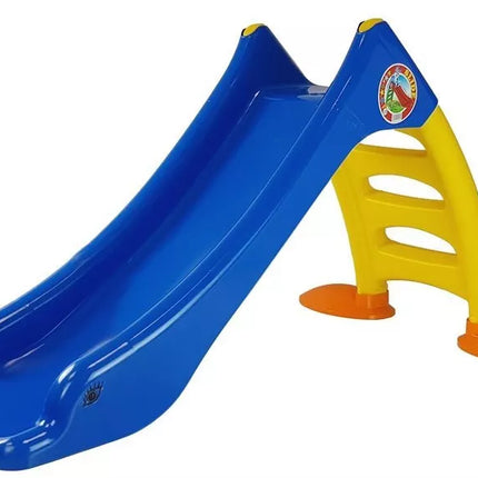Sodo čiuožykla vaikams 424 mėlyna-geltona