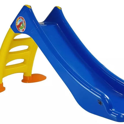 Sodo čiuožykla vaikams 424 mėlyna-geltona