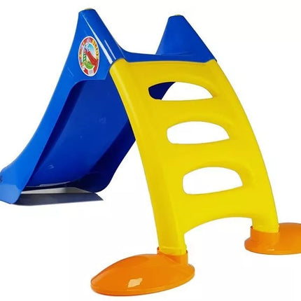 Sodo čiuožykla vaikams 424 mėlyna-geltona