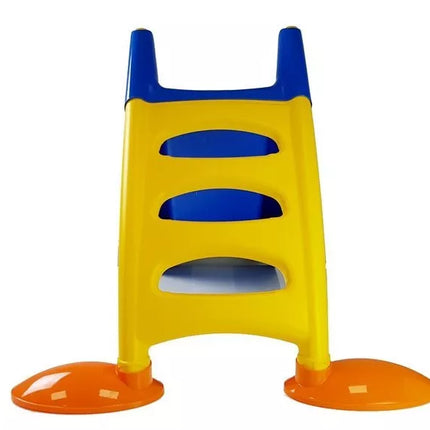 Sodo čiuožykla vaikams 424 mėlyna-geltona