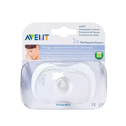 Avent 2 mini silikoniniai spenelių gaubteliai